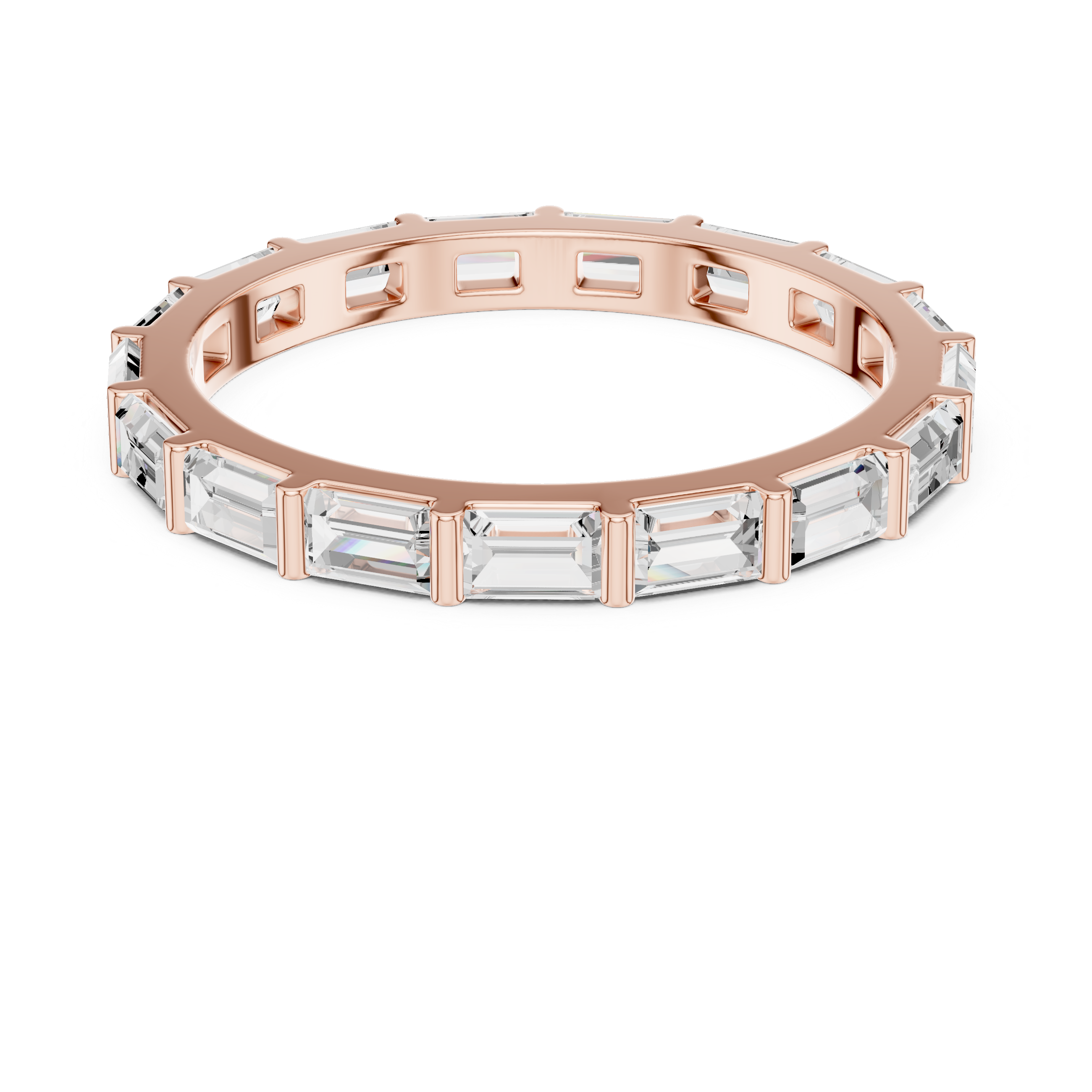 Designer baby ring featuring adjustable band and smooth edges.