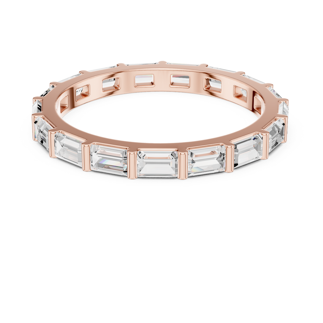 Designer baby ring featuring adjustable band and smooth edges.