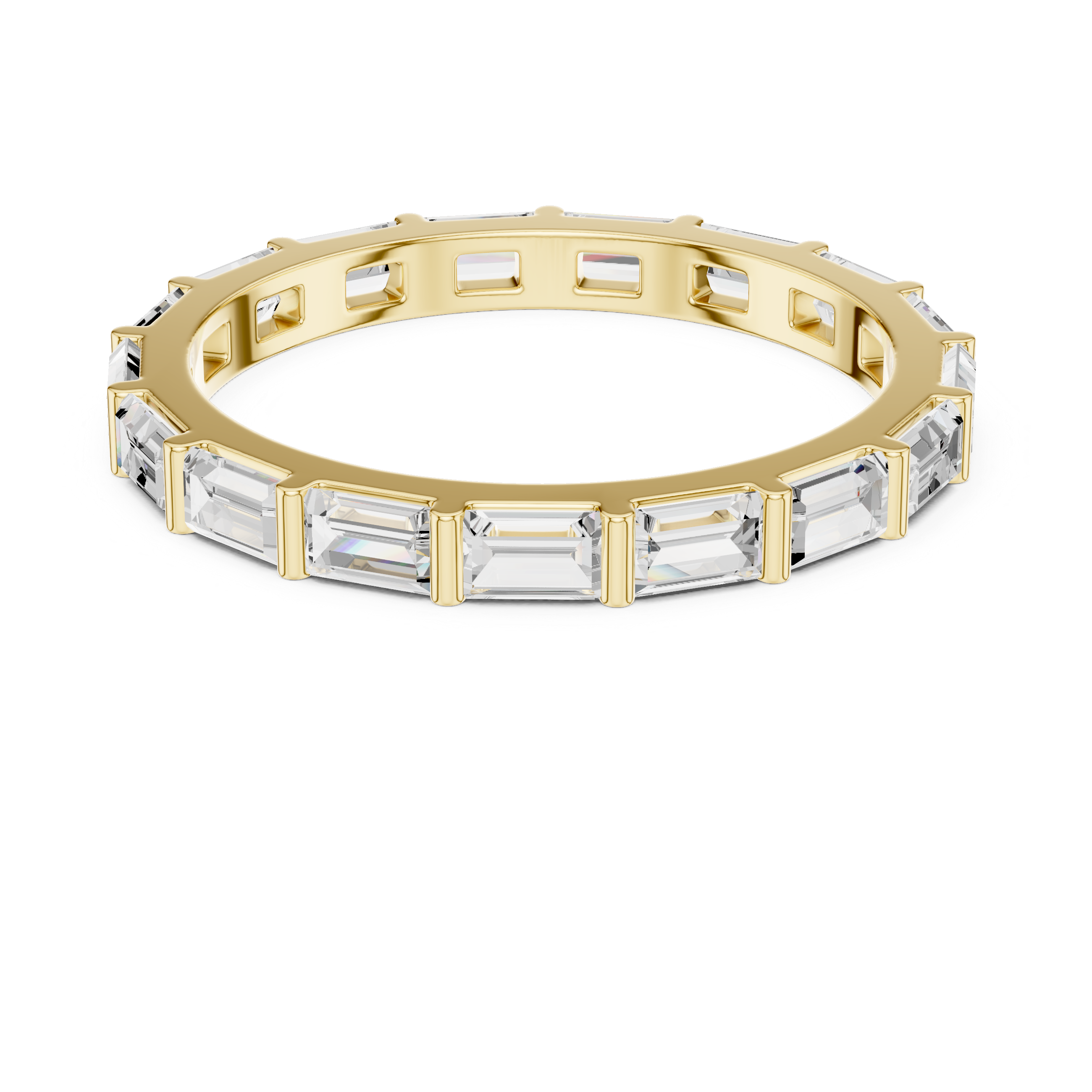 Modern open ring featuring adjustable dual-end design.