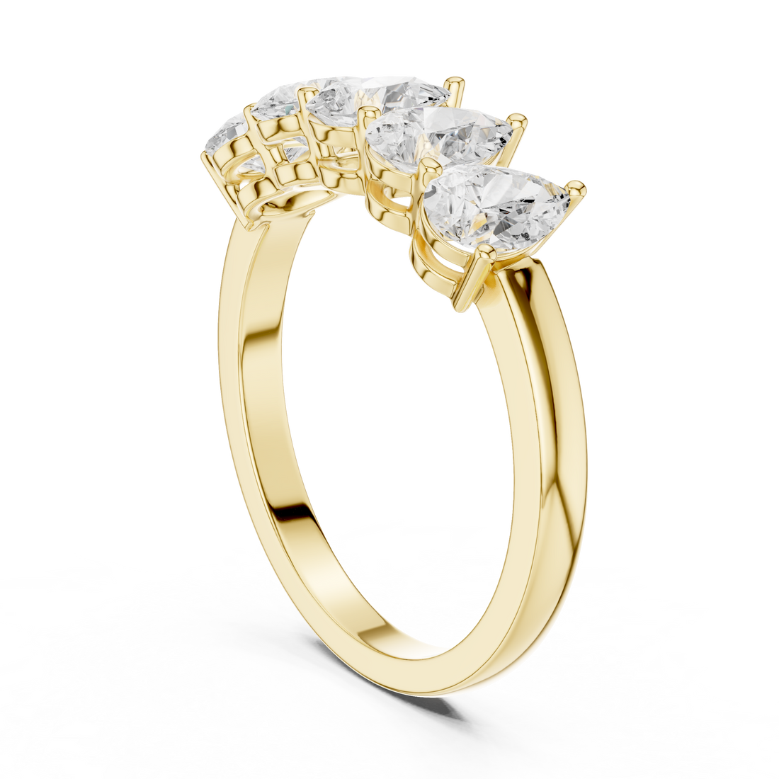 Classic wedding jewellery set featuring matching gold accessories.