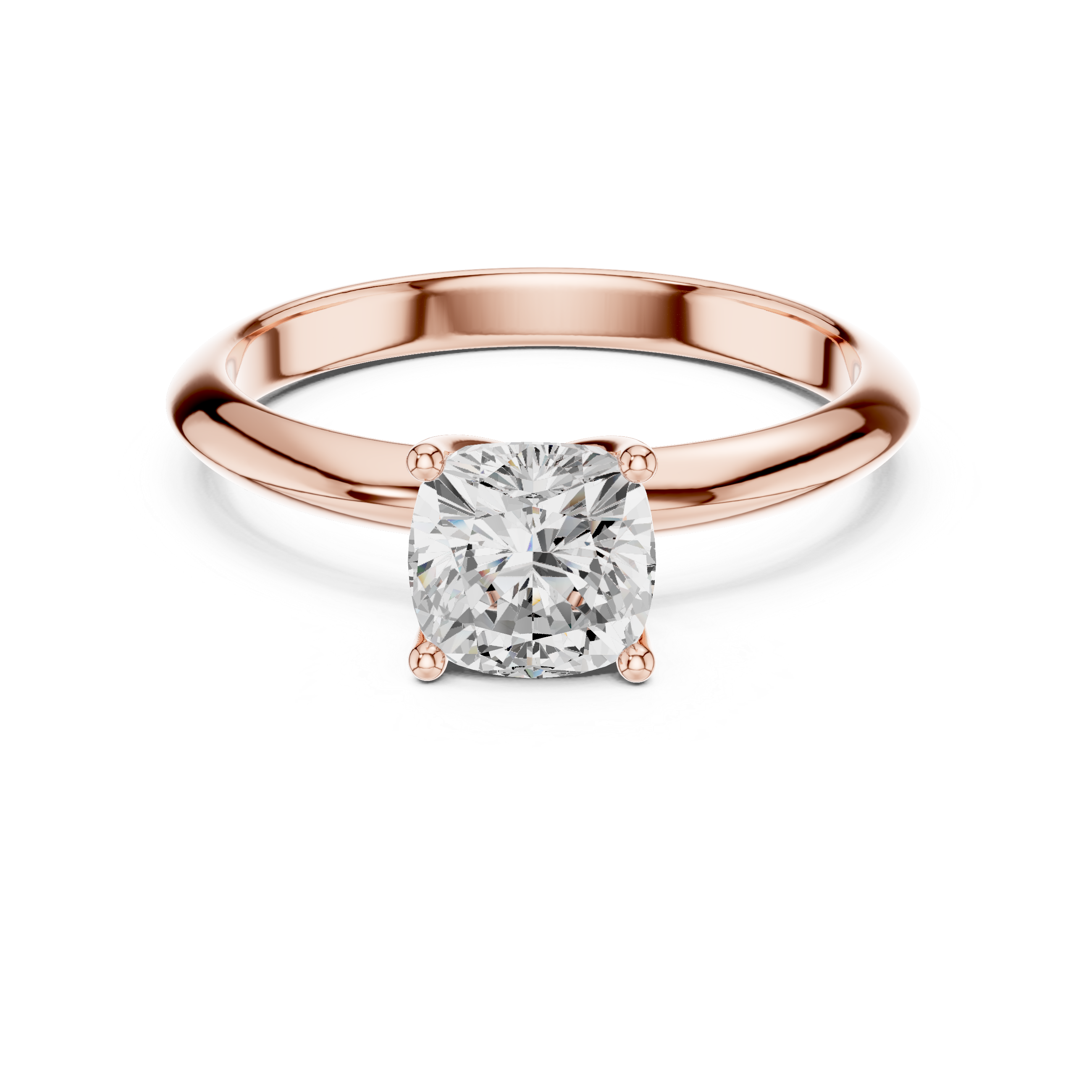 Diamond halo earrings with bright sparkle.