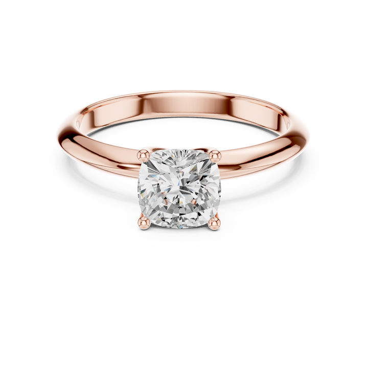 Diamond halo earrings with bright sparkle.
