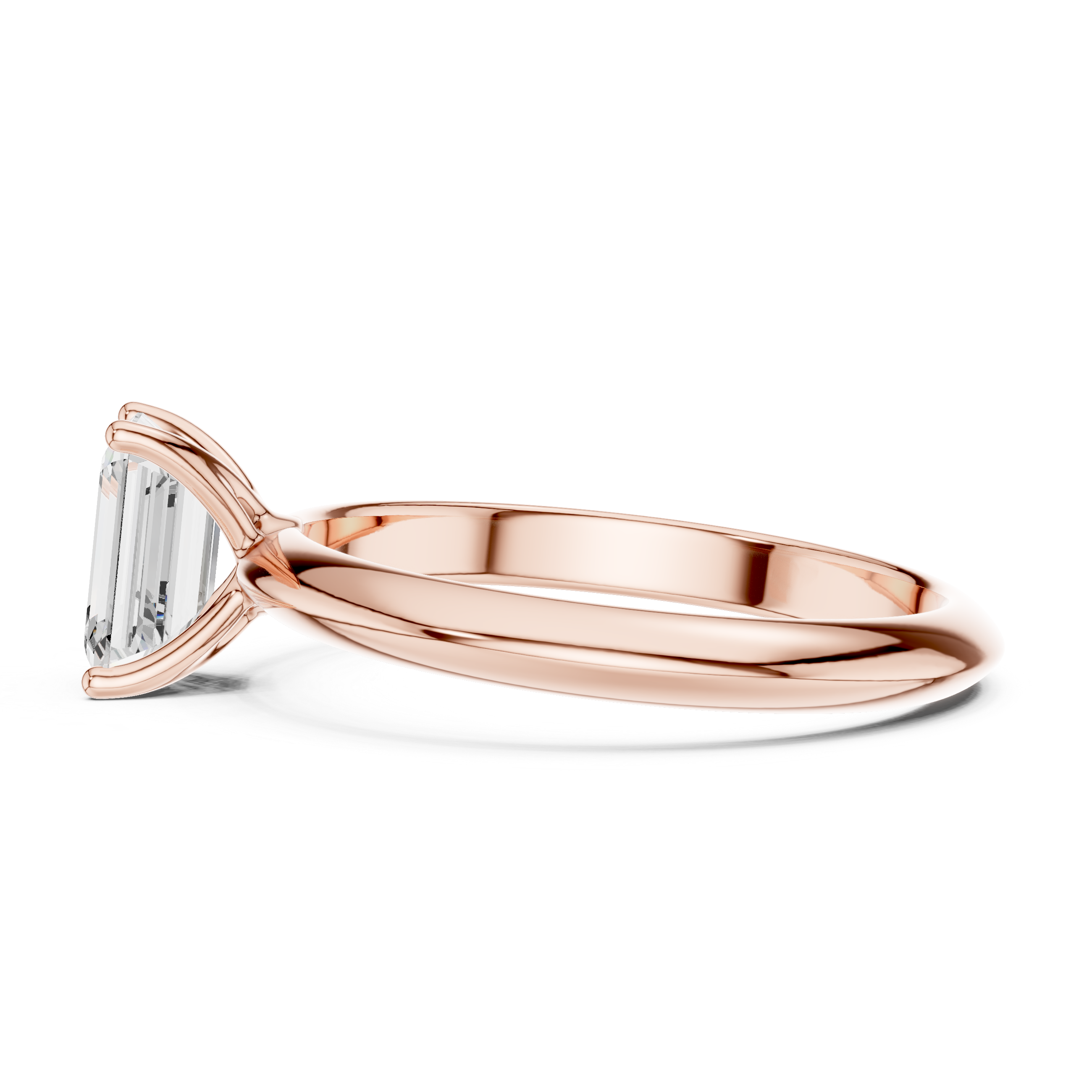 Slim cuff bracelet with polished edges.