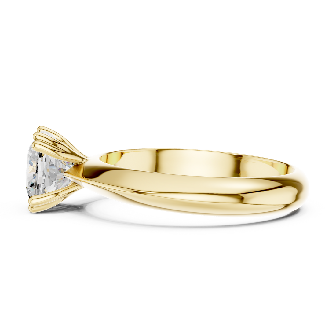 Slim metal cuff bracelet with modern style.
