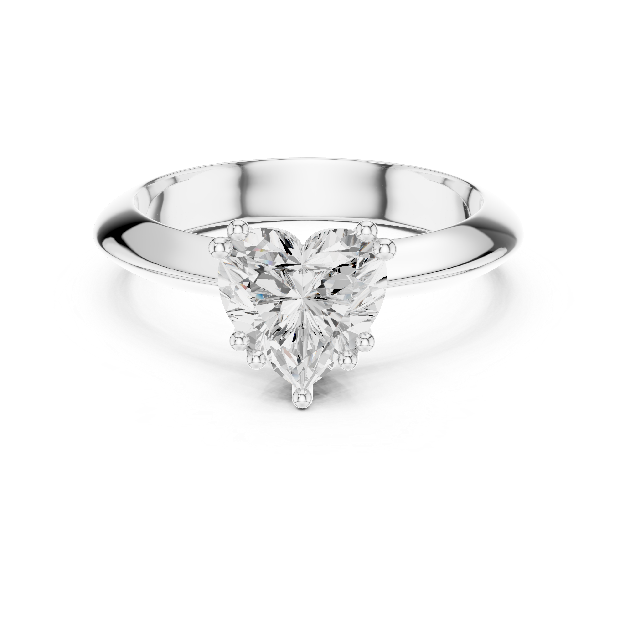 Tiny diamond nose pin with refined look.