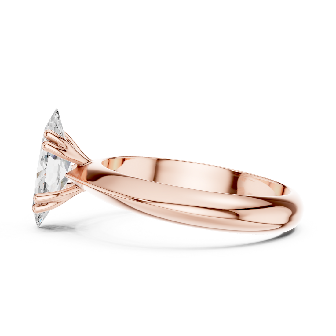 Gold toe ring with engraved floral detail.