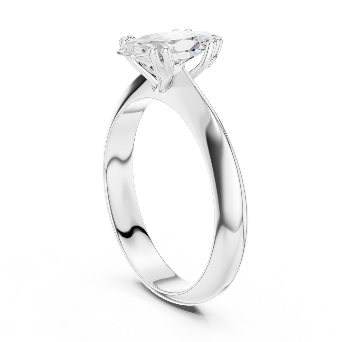 Silver adjustable toe ring with modern finish.