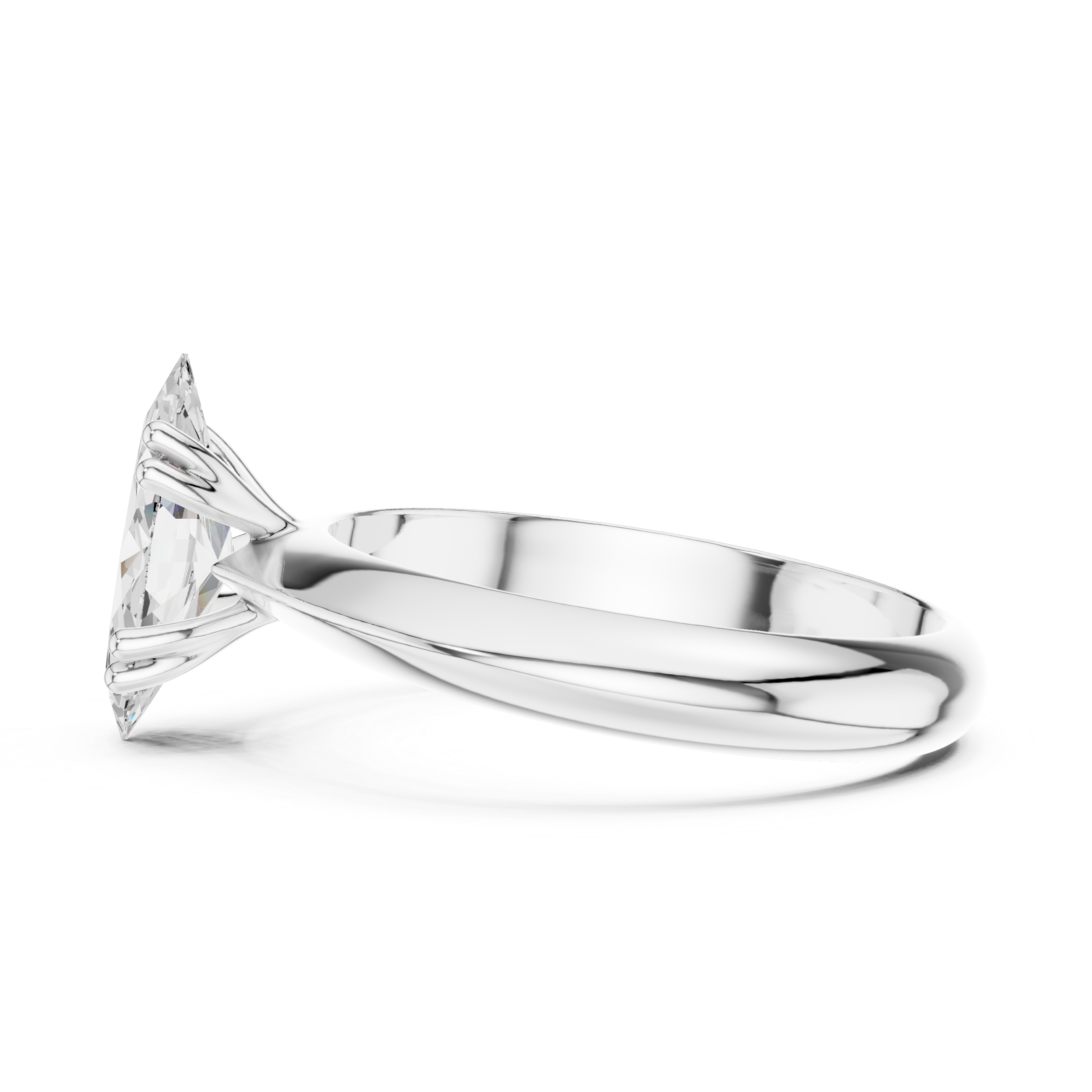 Classic toe ring with sleek smooth edges.