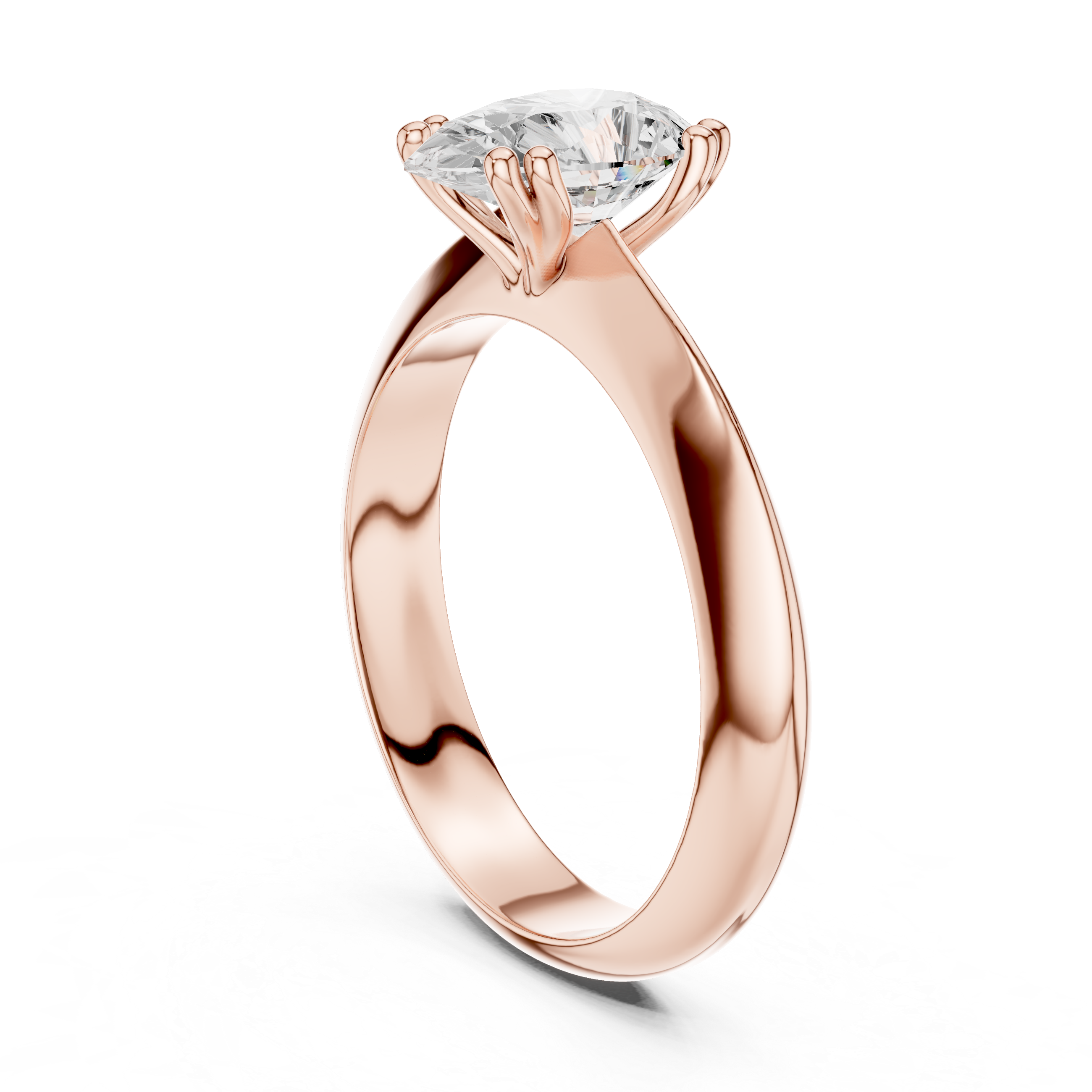 Men's diamond band with modern square setting.