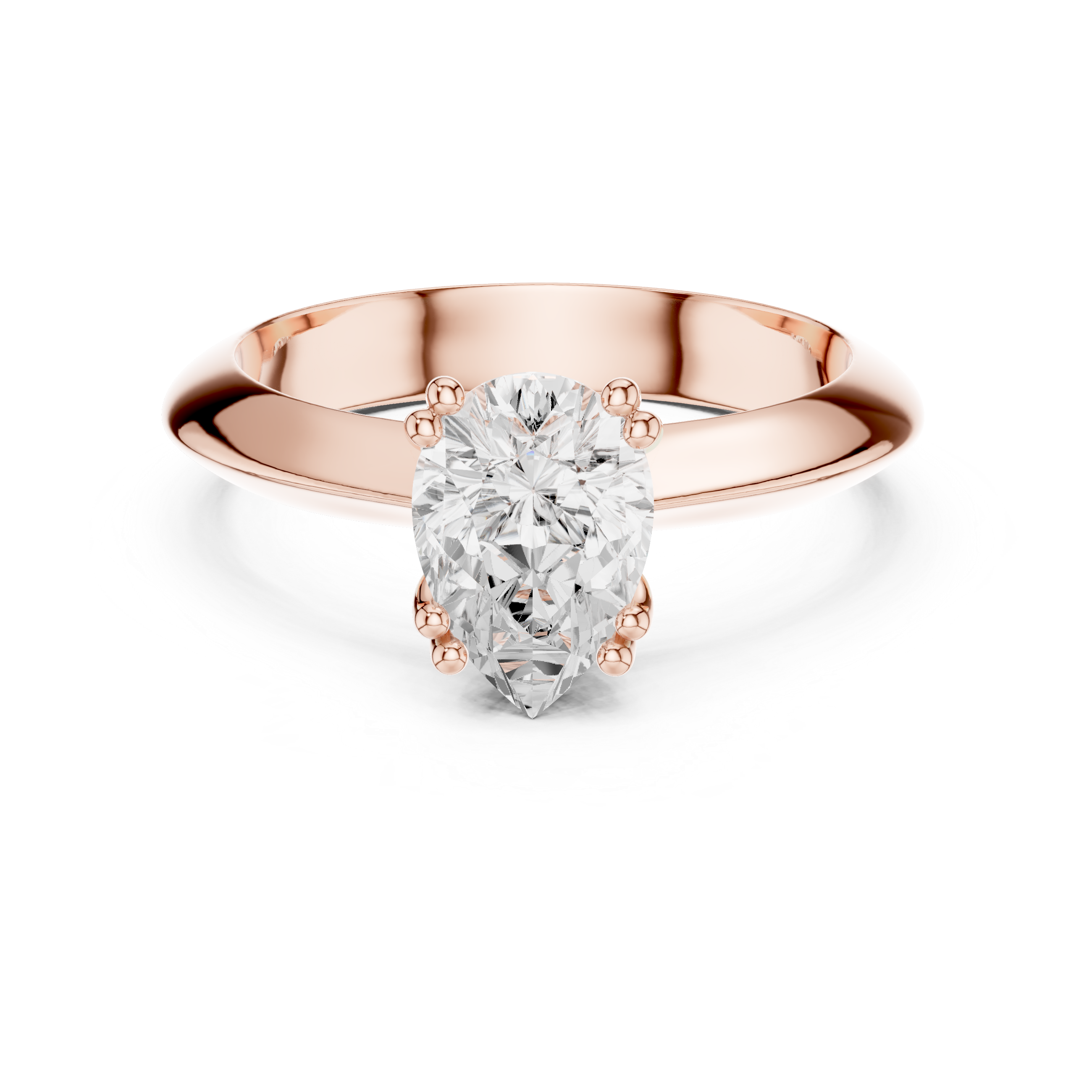 Men's brushed gold ring with bold design.