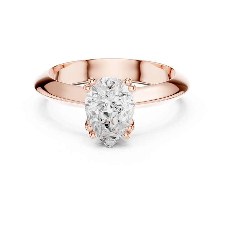 Men's brushed gold ring with bold design.