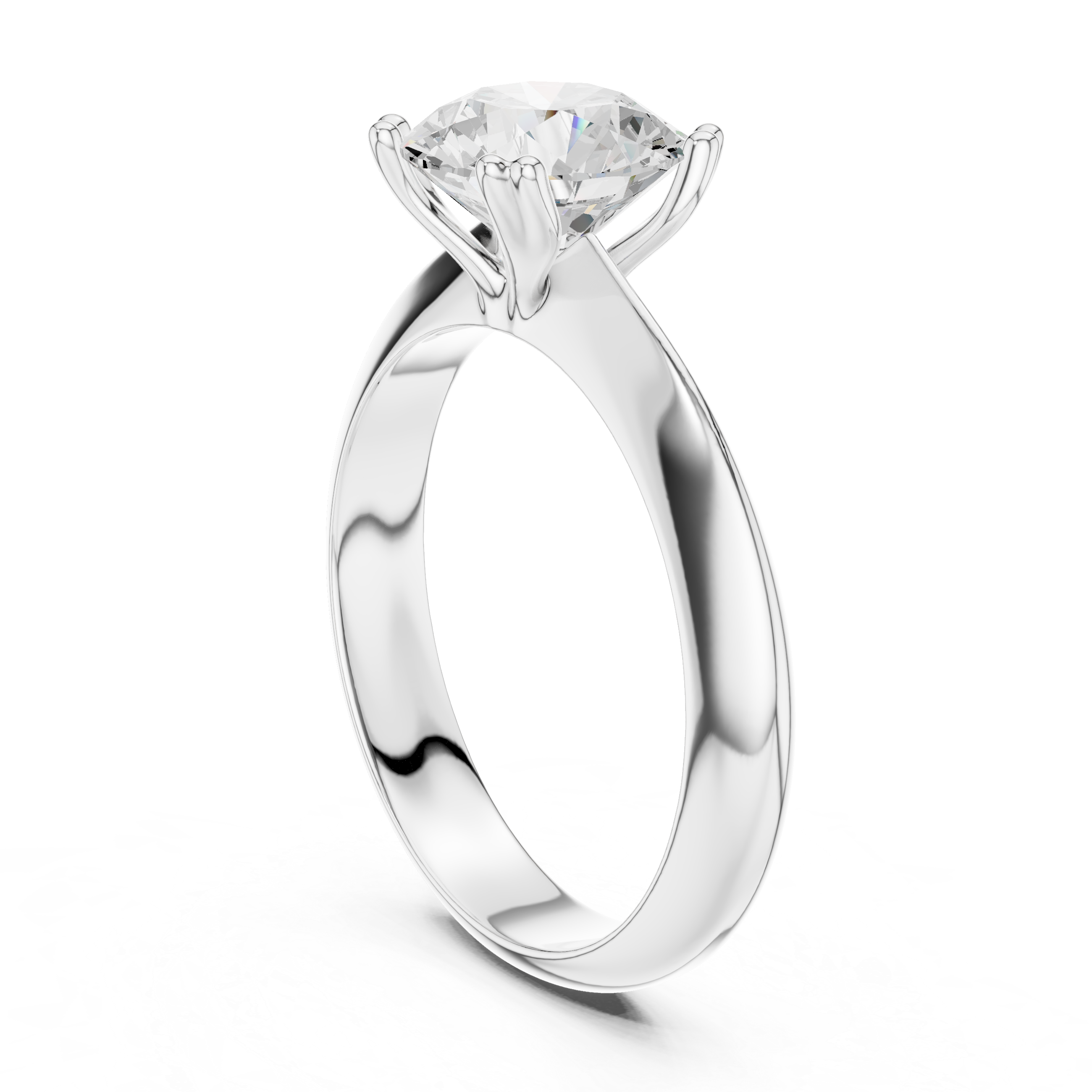 Stackable gold rings with thin polished bands.