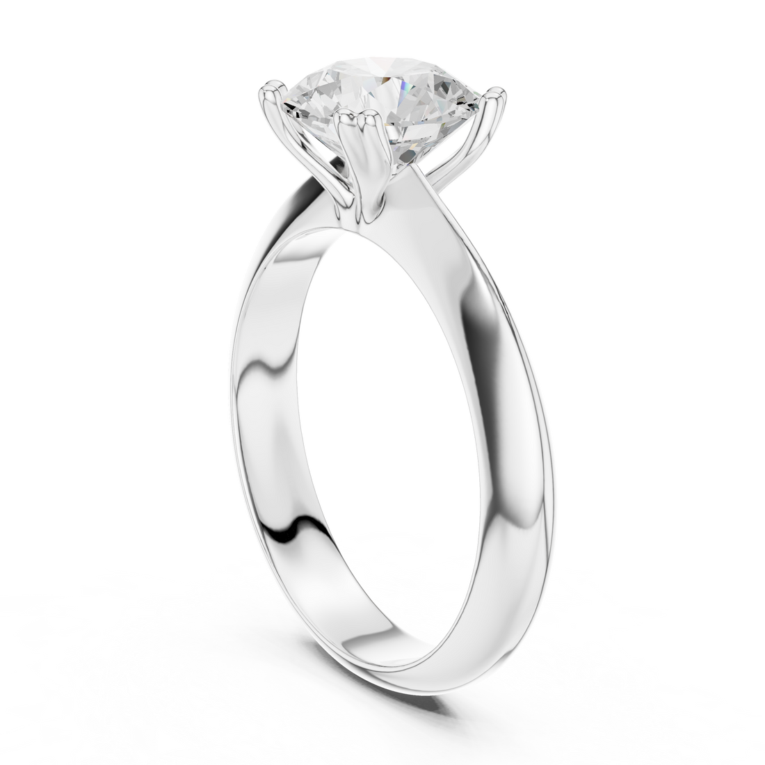 Stackable gold rings with thin polished bands.