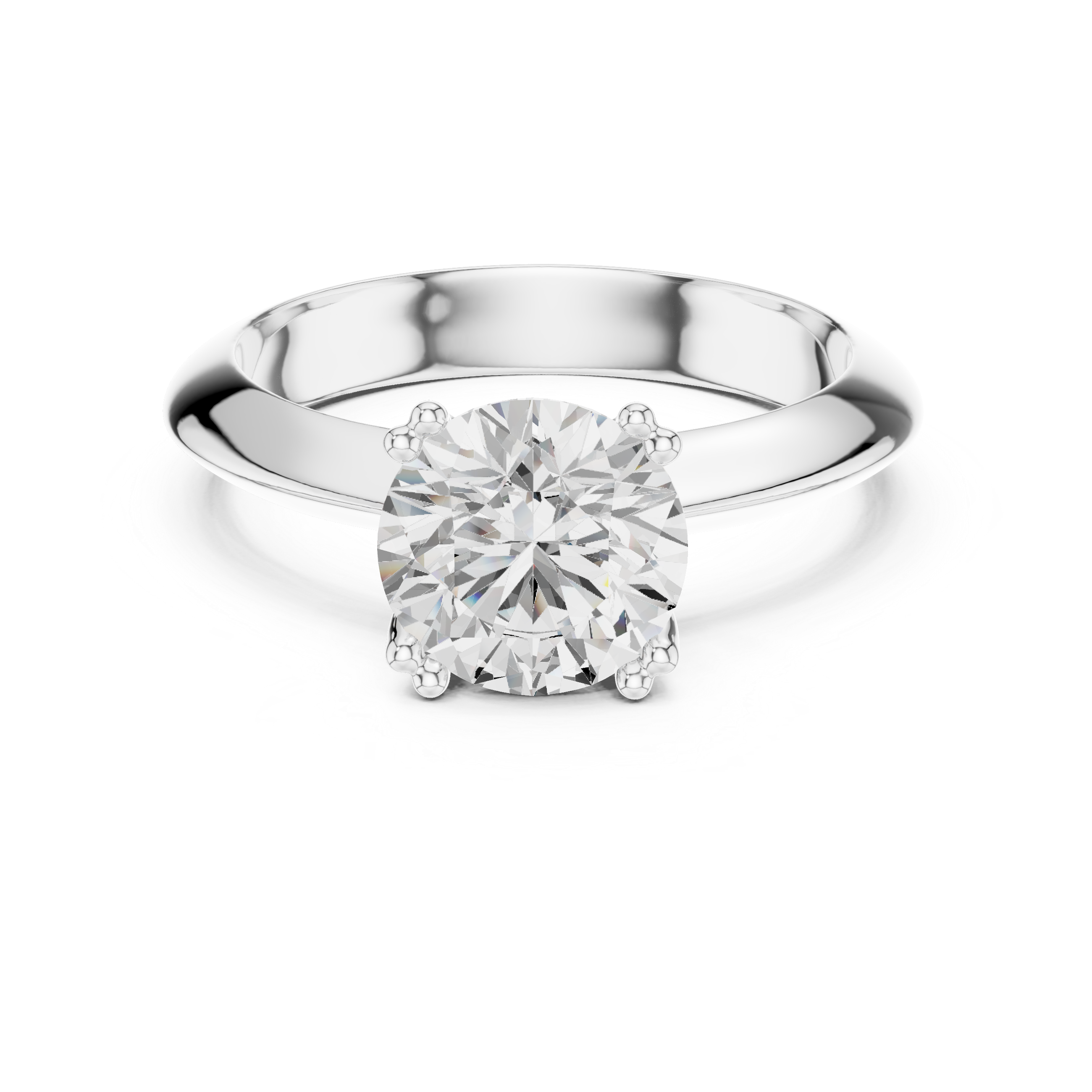 Promise ring with sleek modern band.