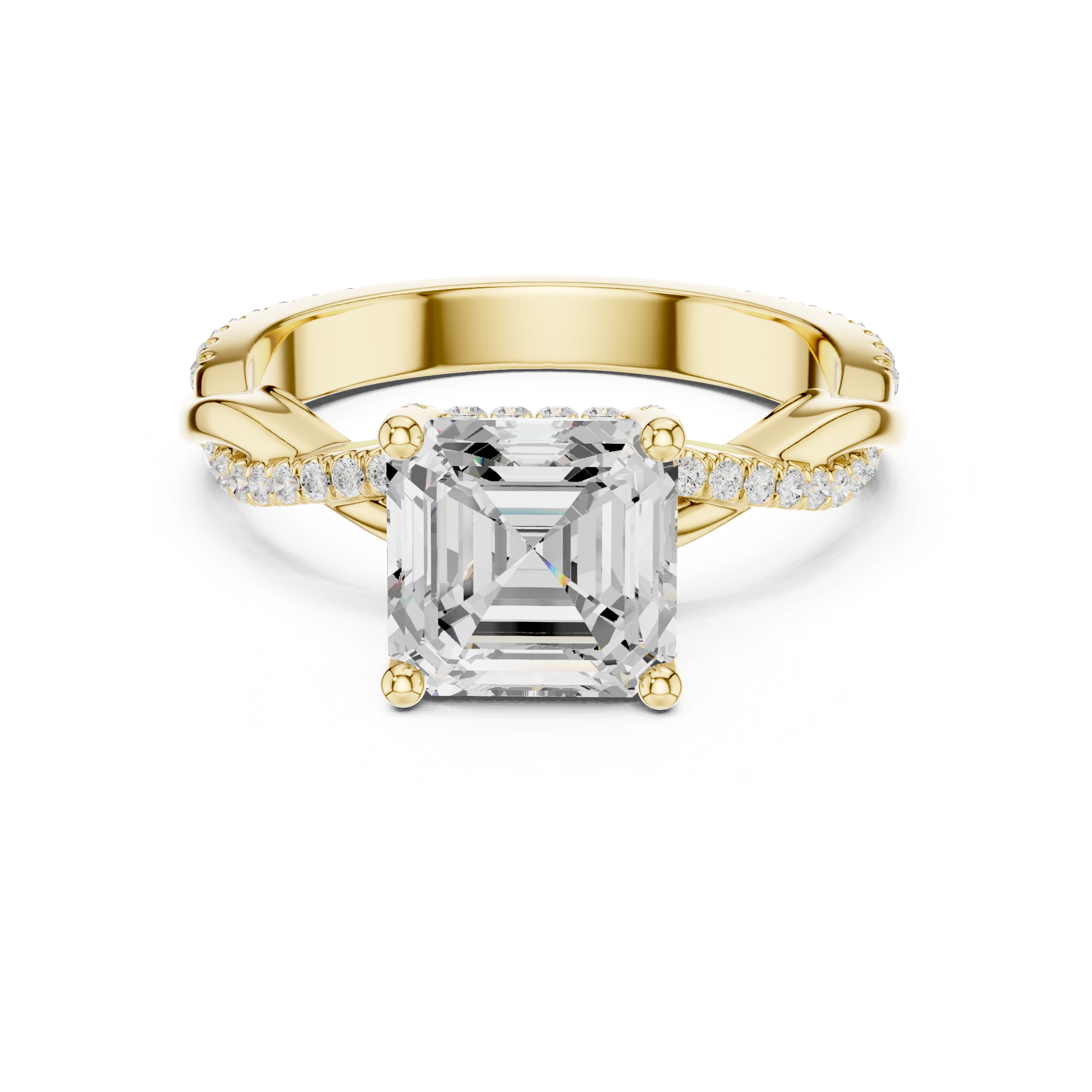 Elegant  accent diamond design