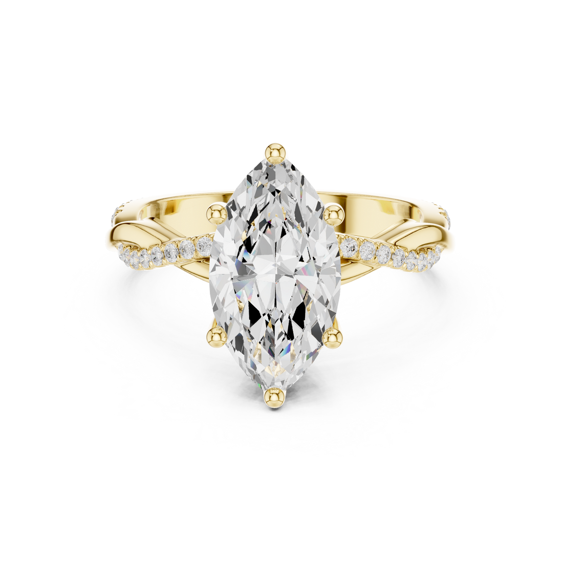 Elegant  accent diamond design
