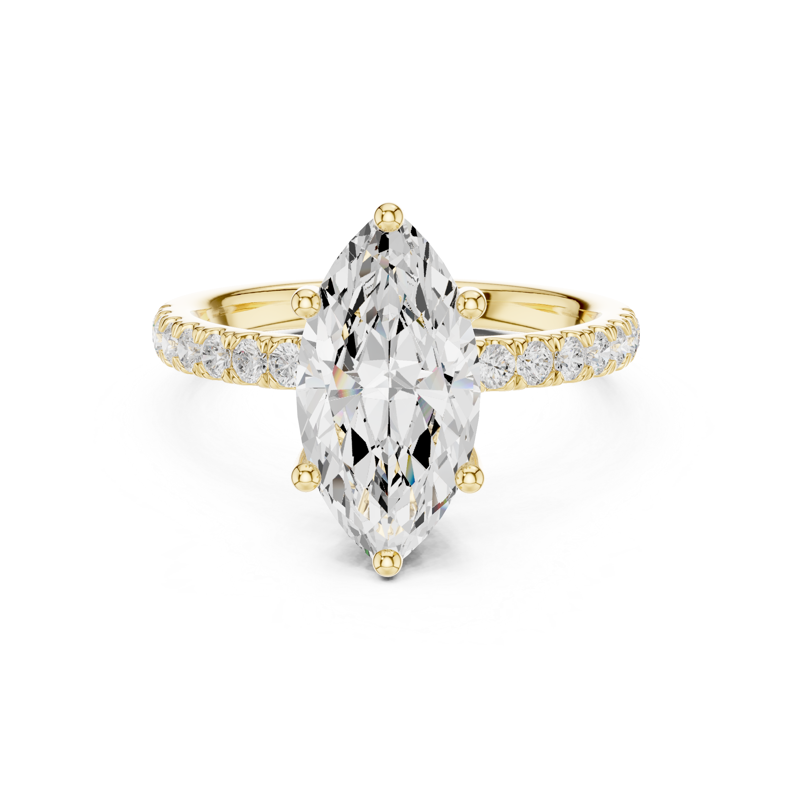Elegant  accent diamond design