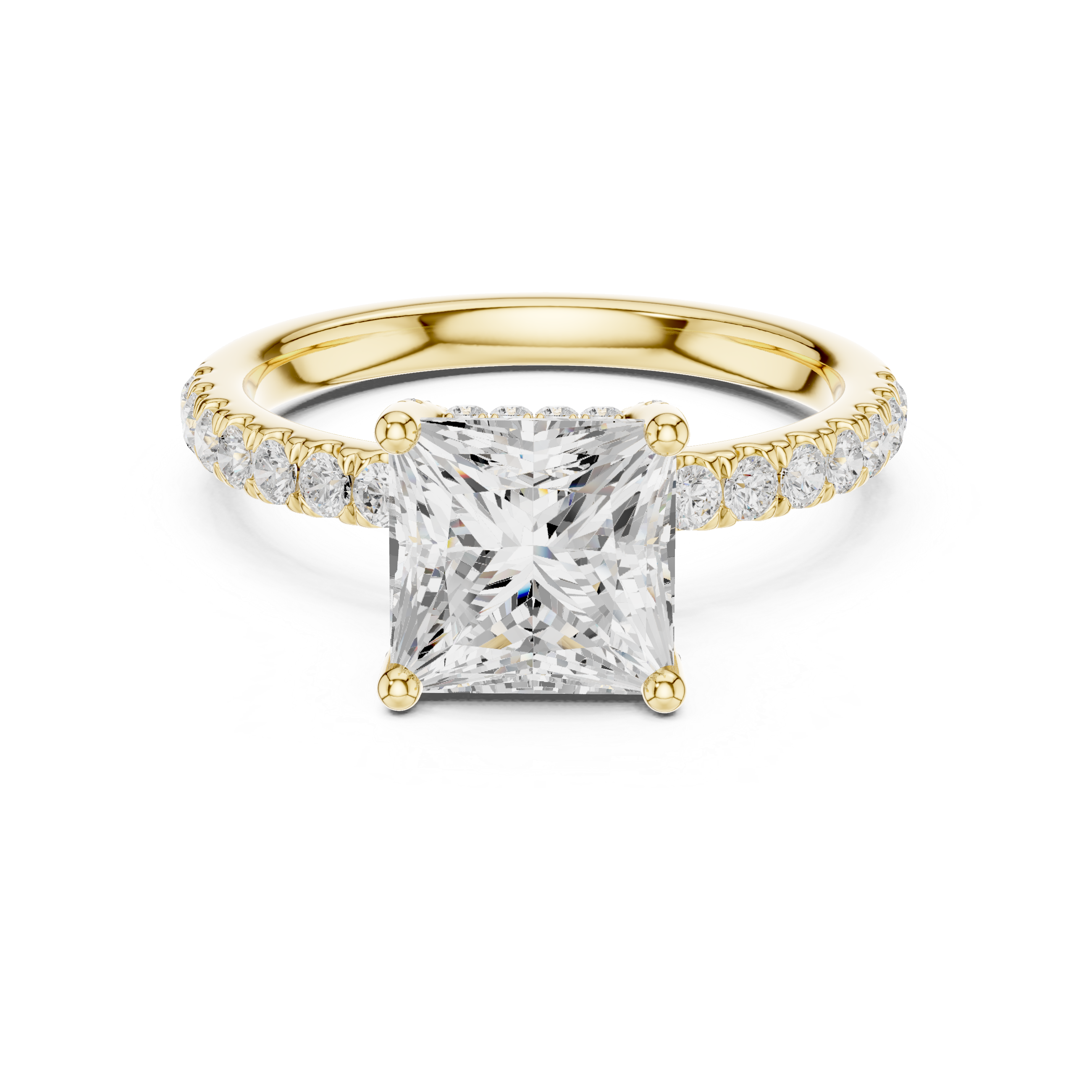 Elegant  accent diamond design
