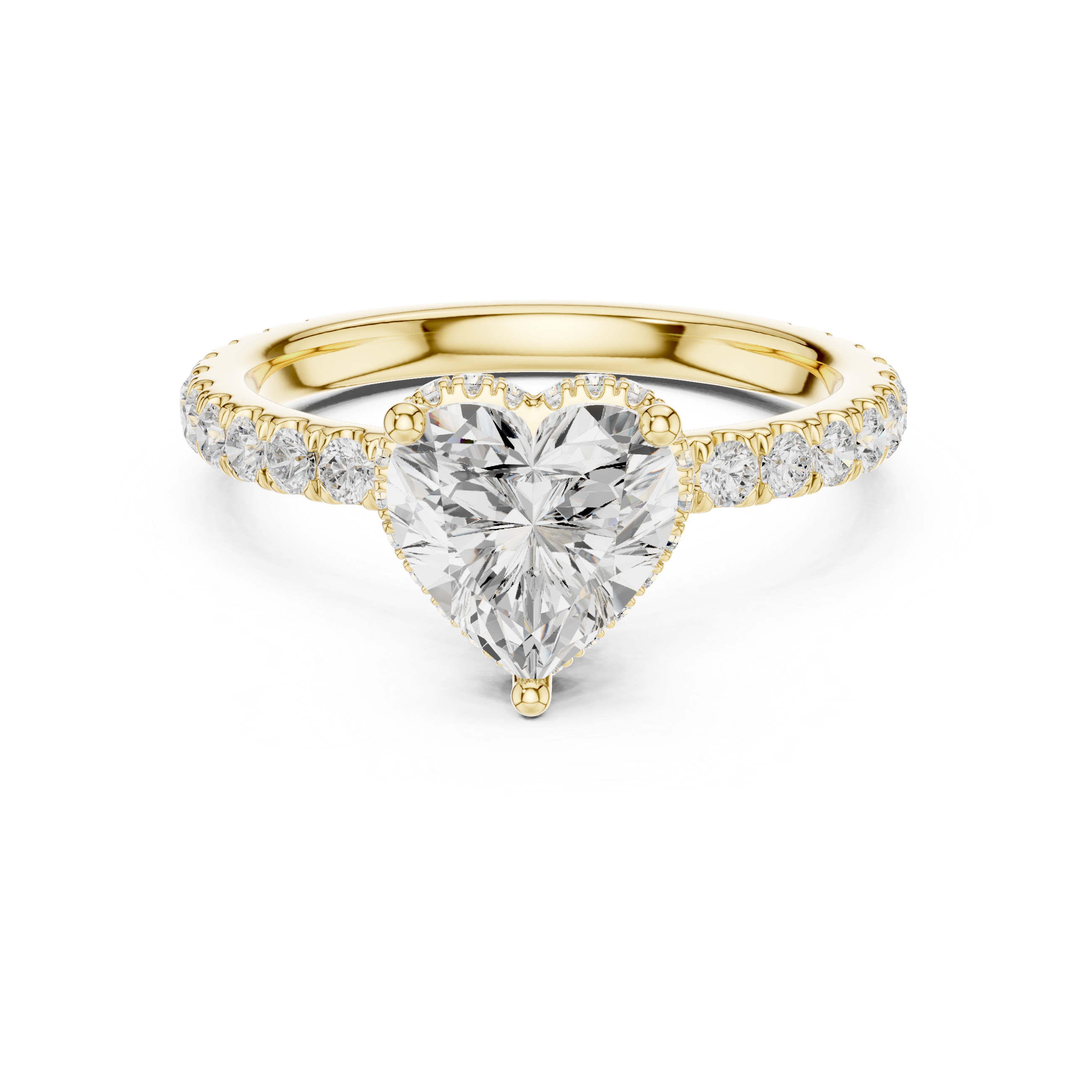 Elegant  accent diamond design