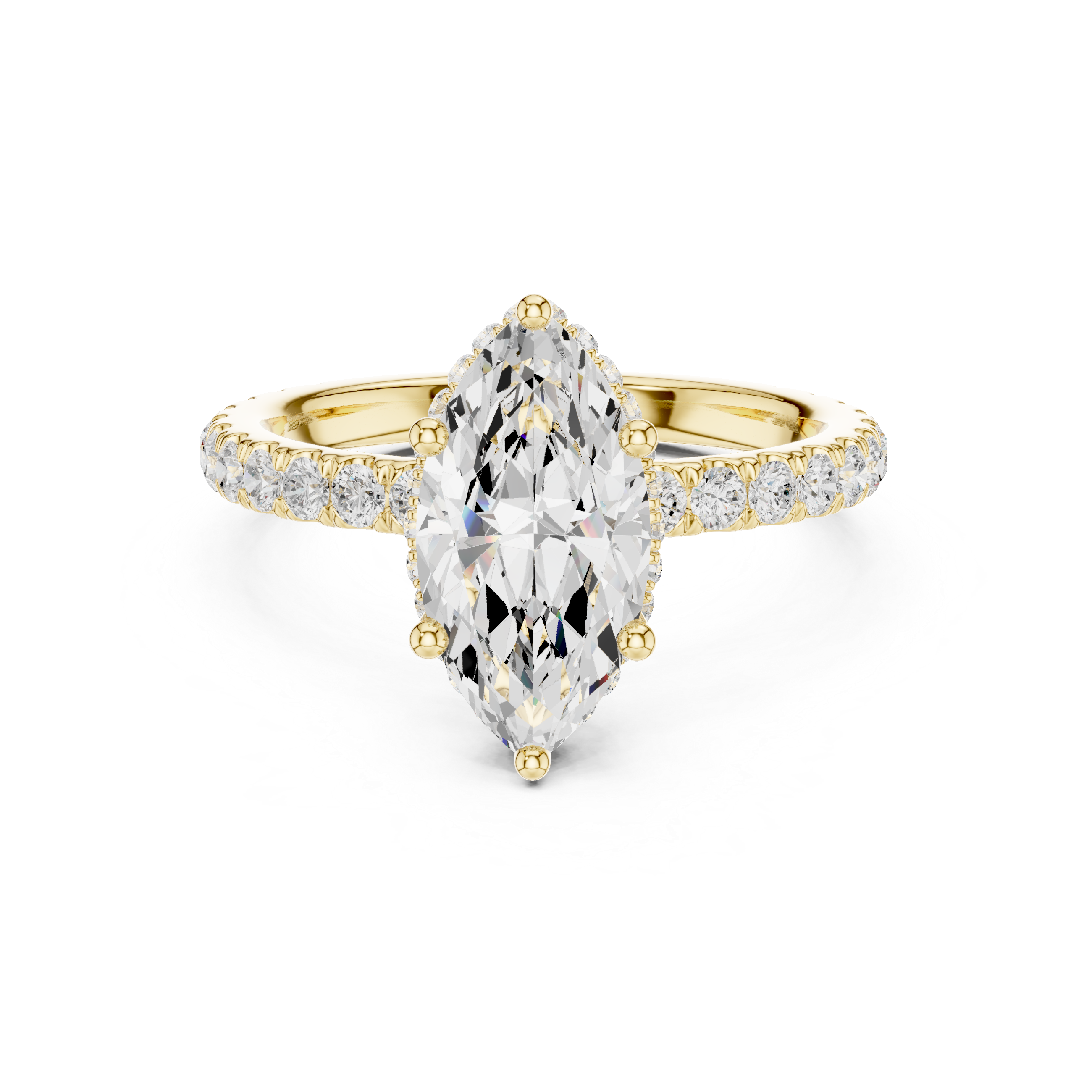 Elegant  accent diamond design