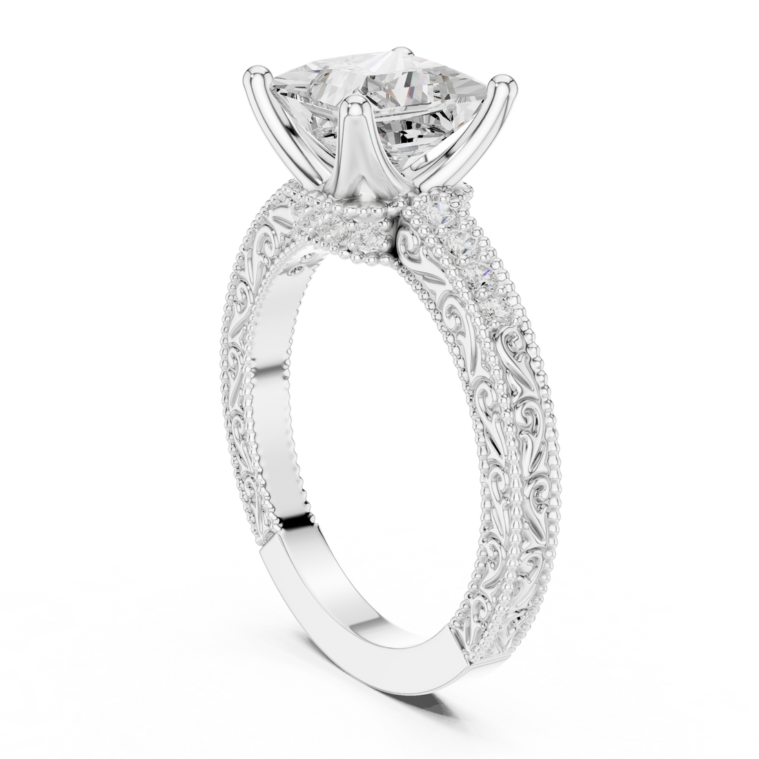 Sparkling CZ Diamond Necklace with high shine