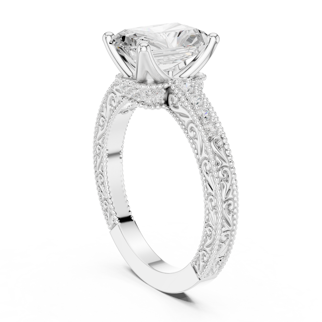 Sparkling CZ Diamond Necklace with high shine