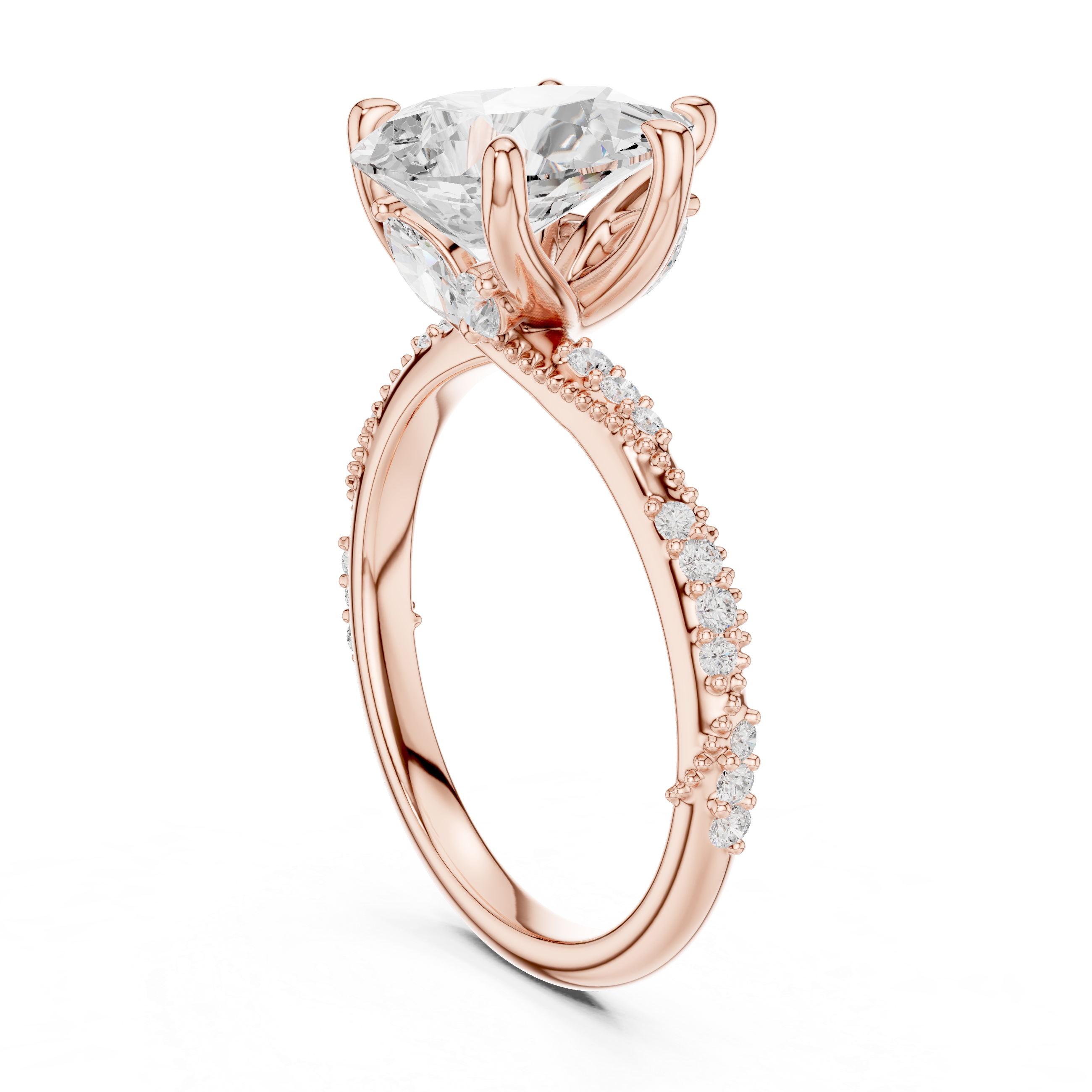 Sparkling Drop Diamond Necklace for luxury look