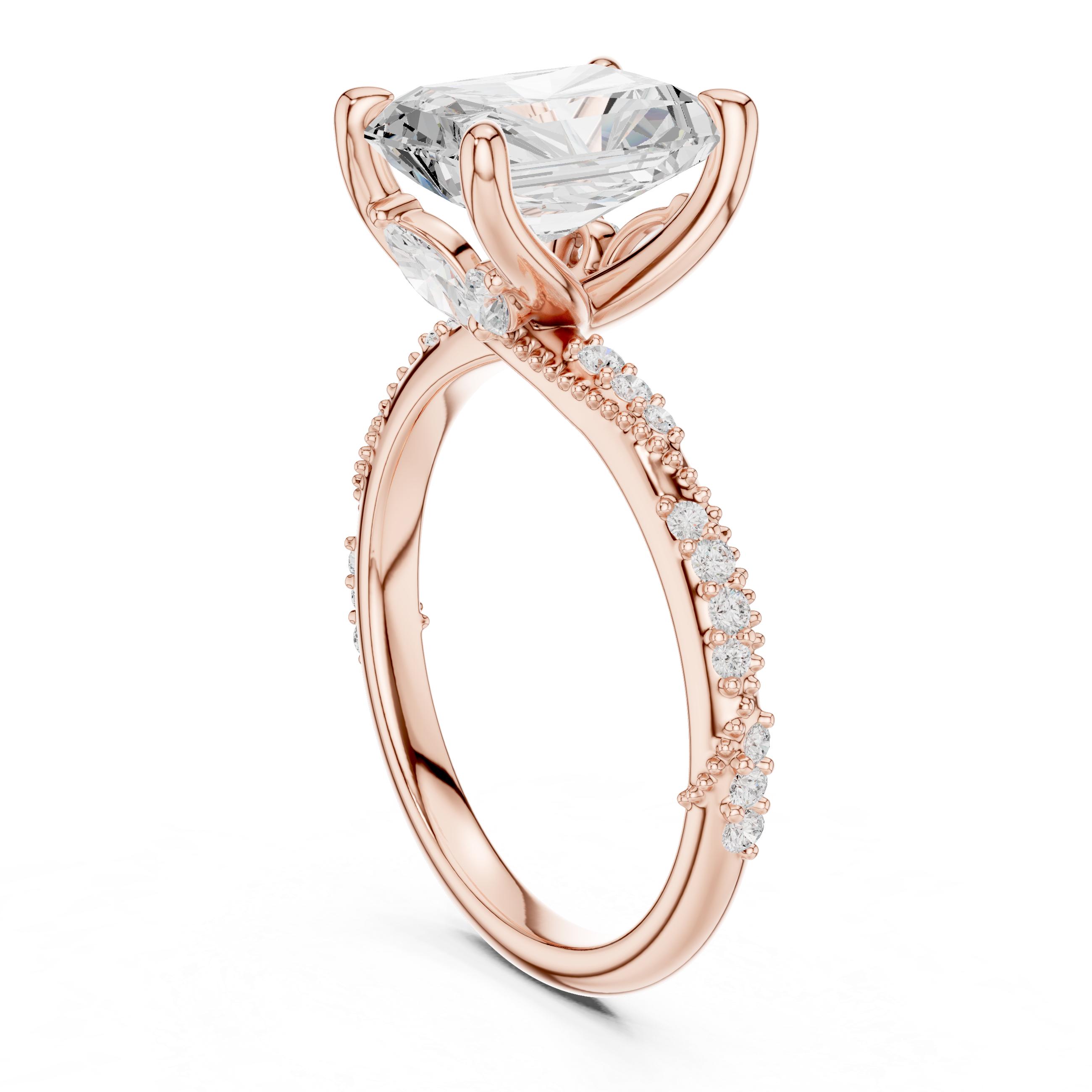 Sparkling Drop Diamond Necklace for luxury look