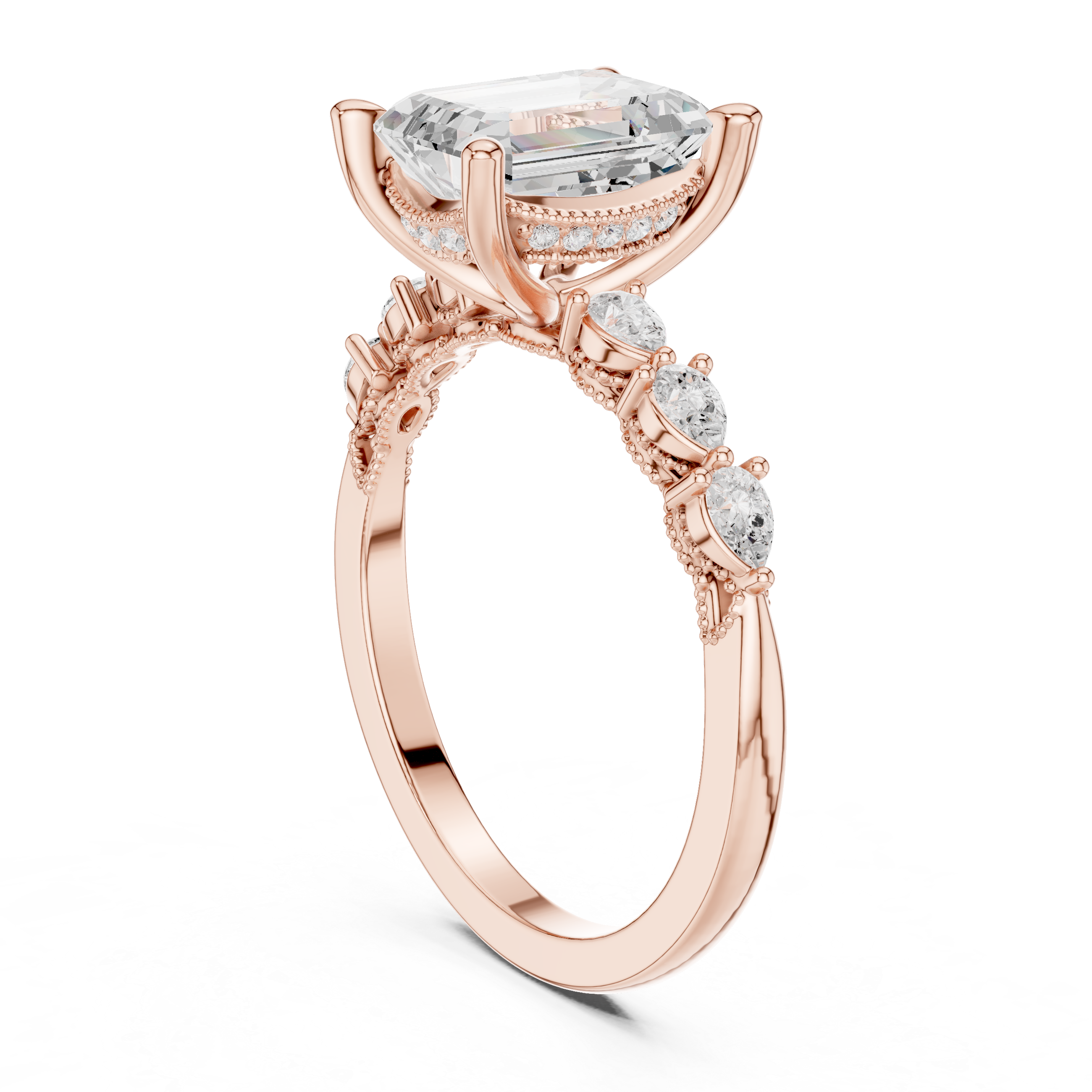 Sparkling Drop Diamond Necklace for luxury look