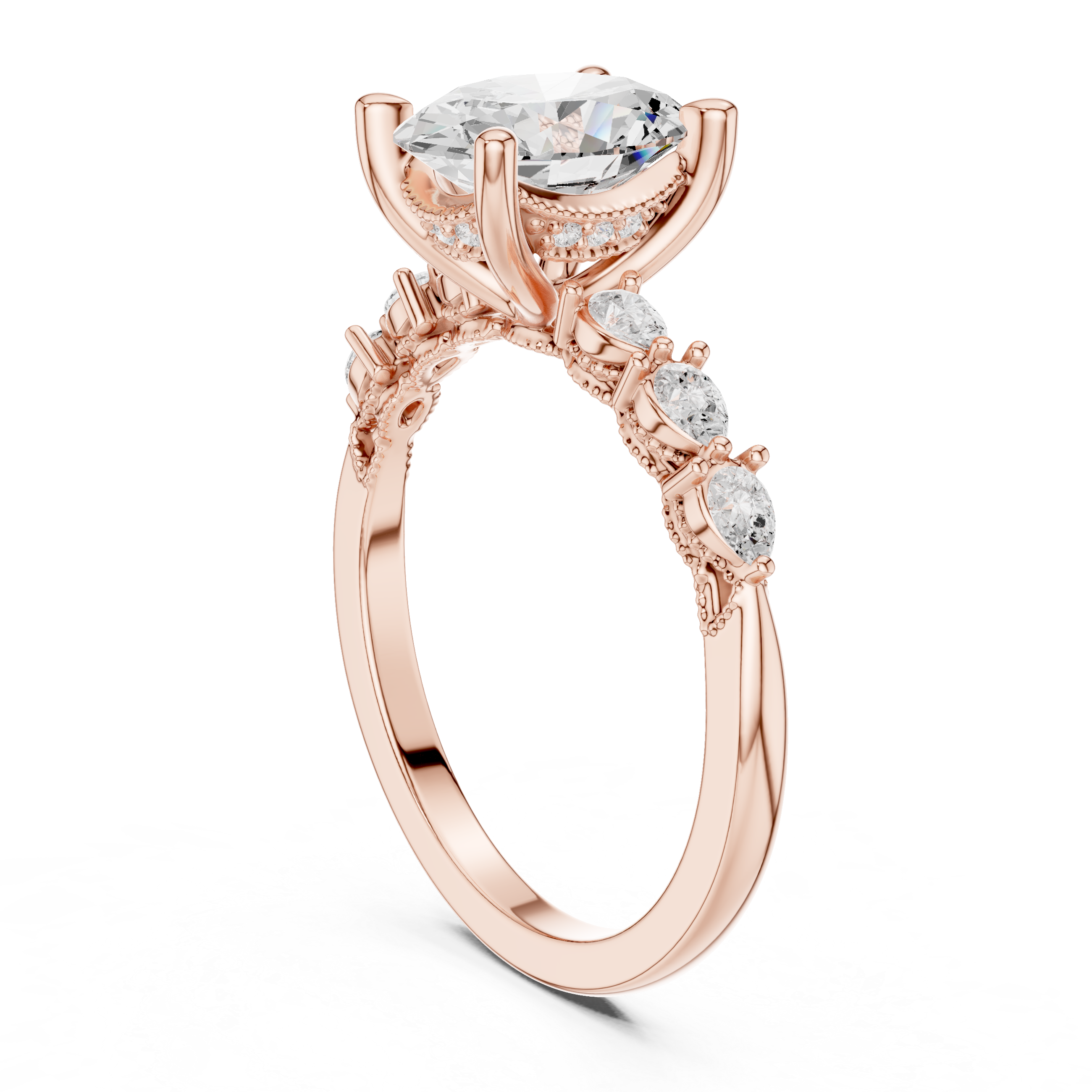 Sparkling Drop Diamond Necklace for luxury look