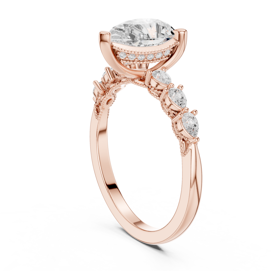 Sparkling Drop Diamond Necklace for luxury look