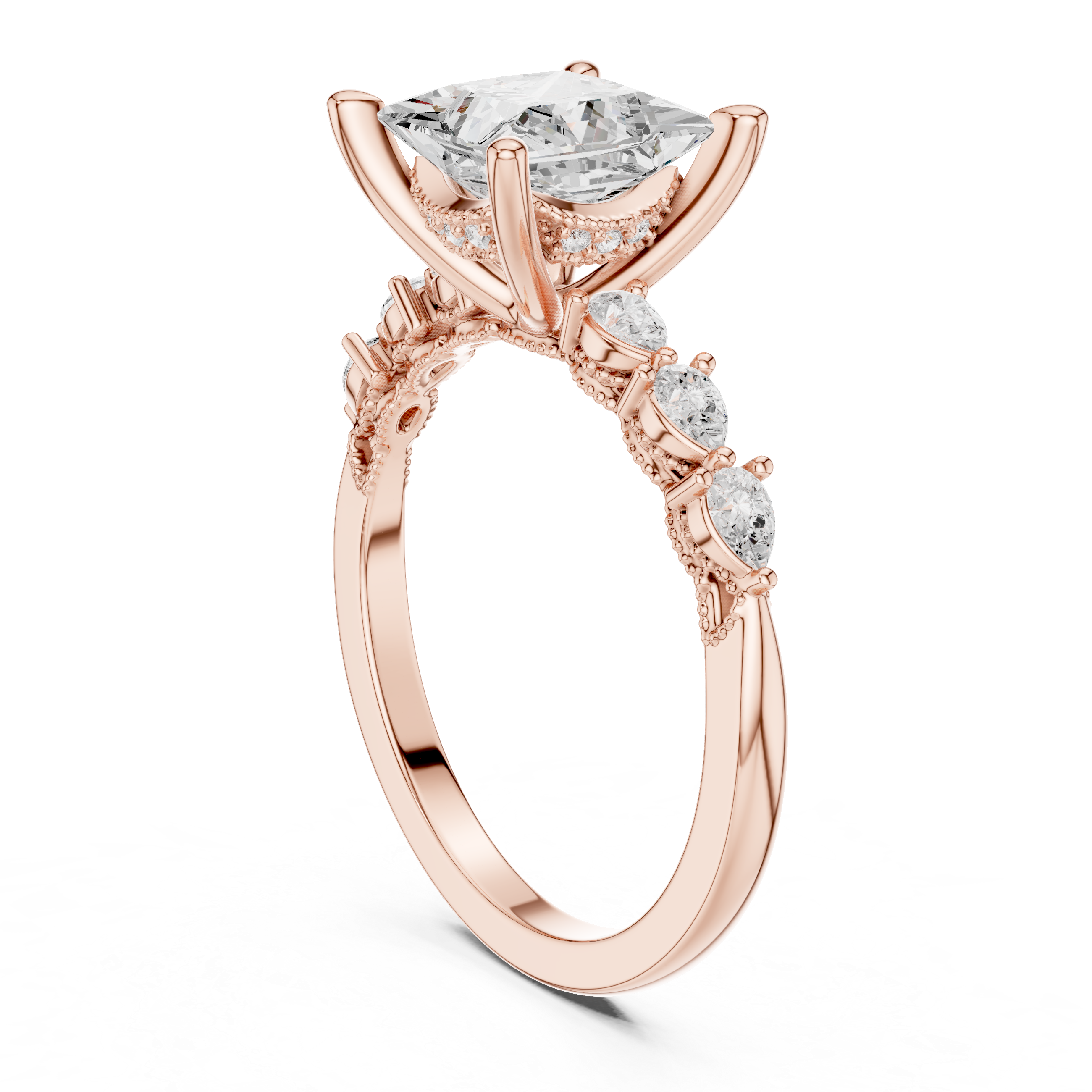 Sparkling Drop Diamond Necklace for luxury look