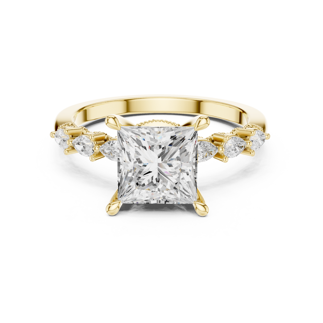Stylish Stackable Design  with premium high-quality finish and shine