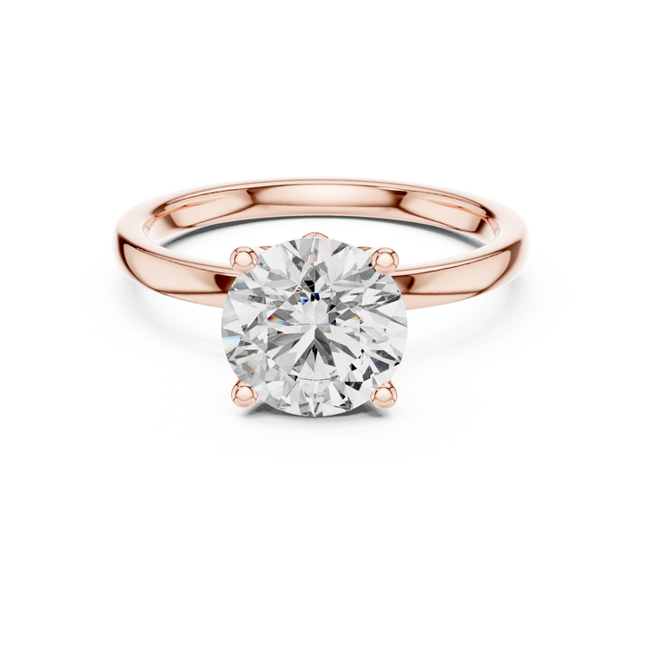 Round Brilliant Diamond Solitaire Engagement Ring