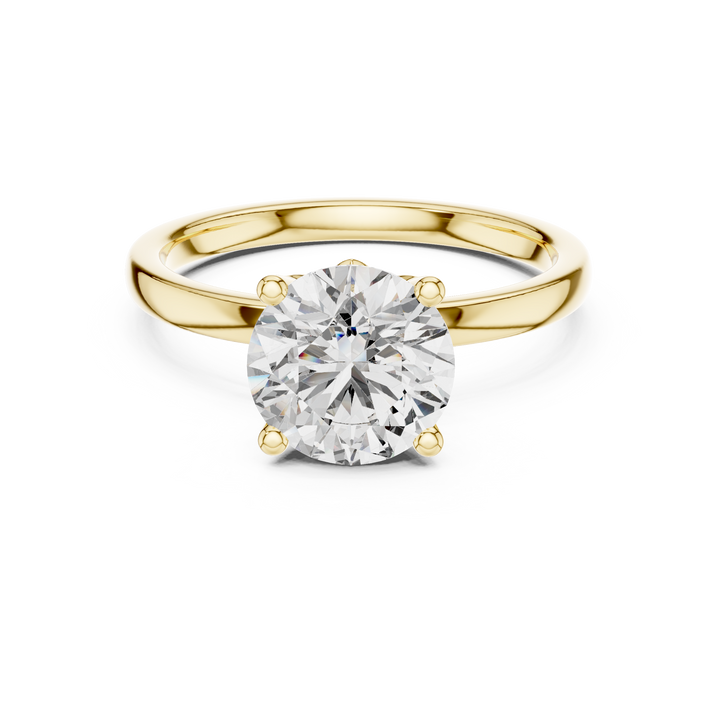 Round Brilliant Diamond Solitaire Engagement Ring