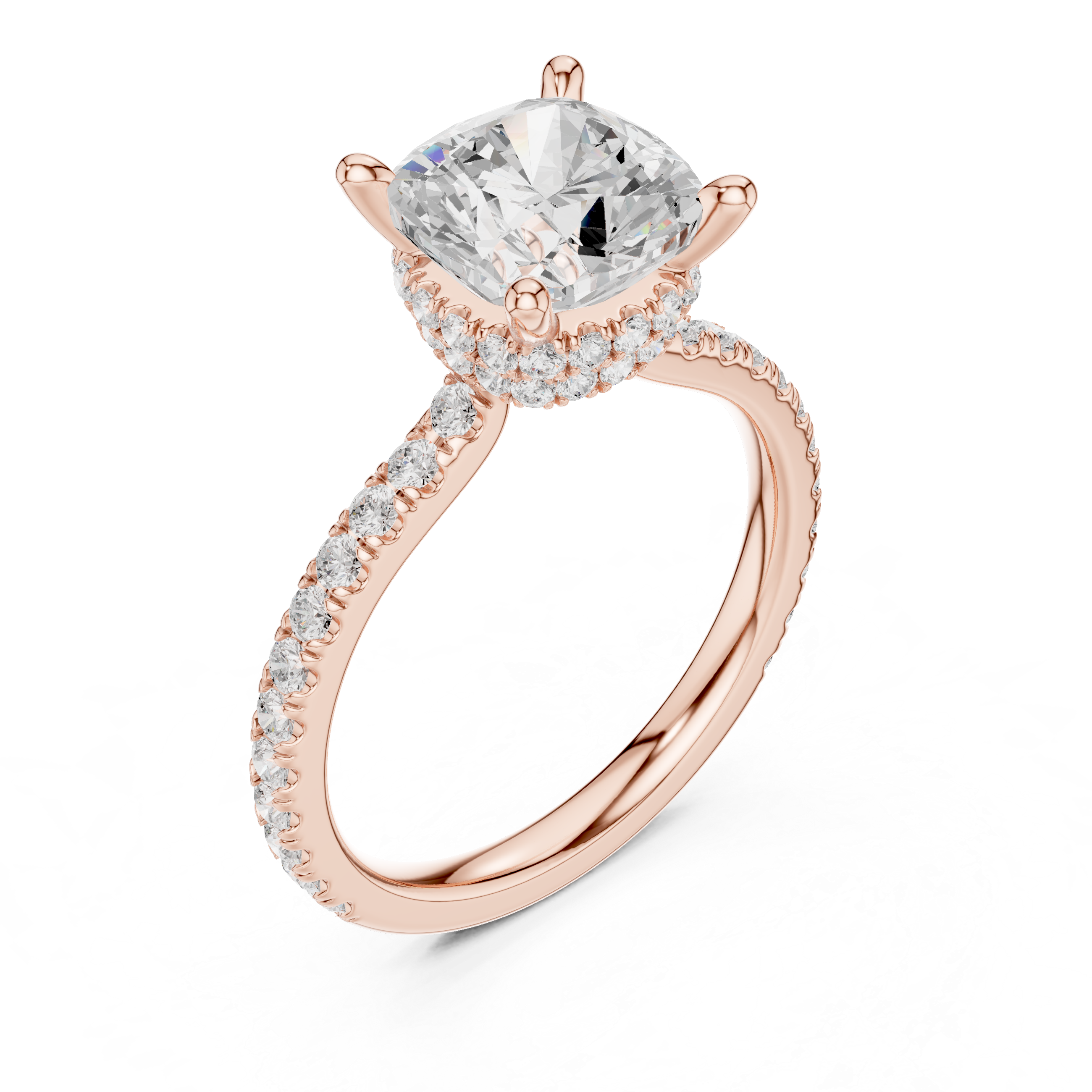 Sparkling CZ Diamond Necklace with high shine
