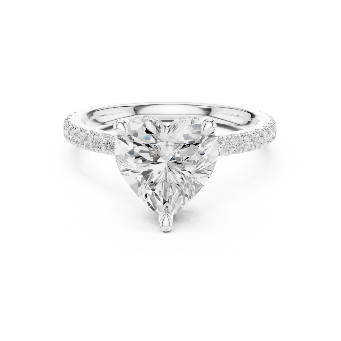 Sparkling CZ Diamond Necklace with high shine