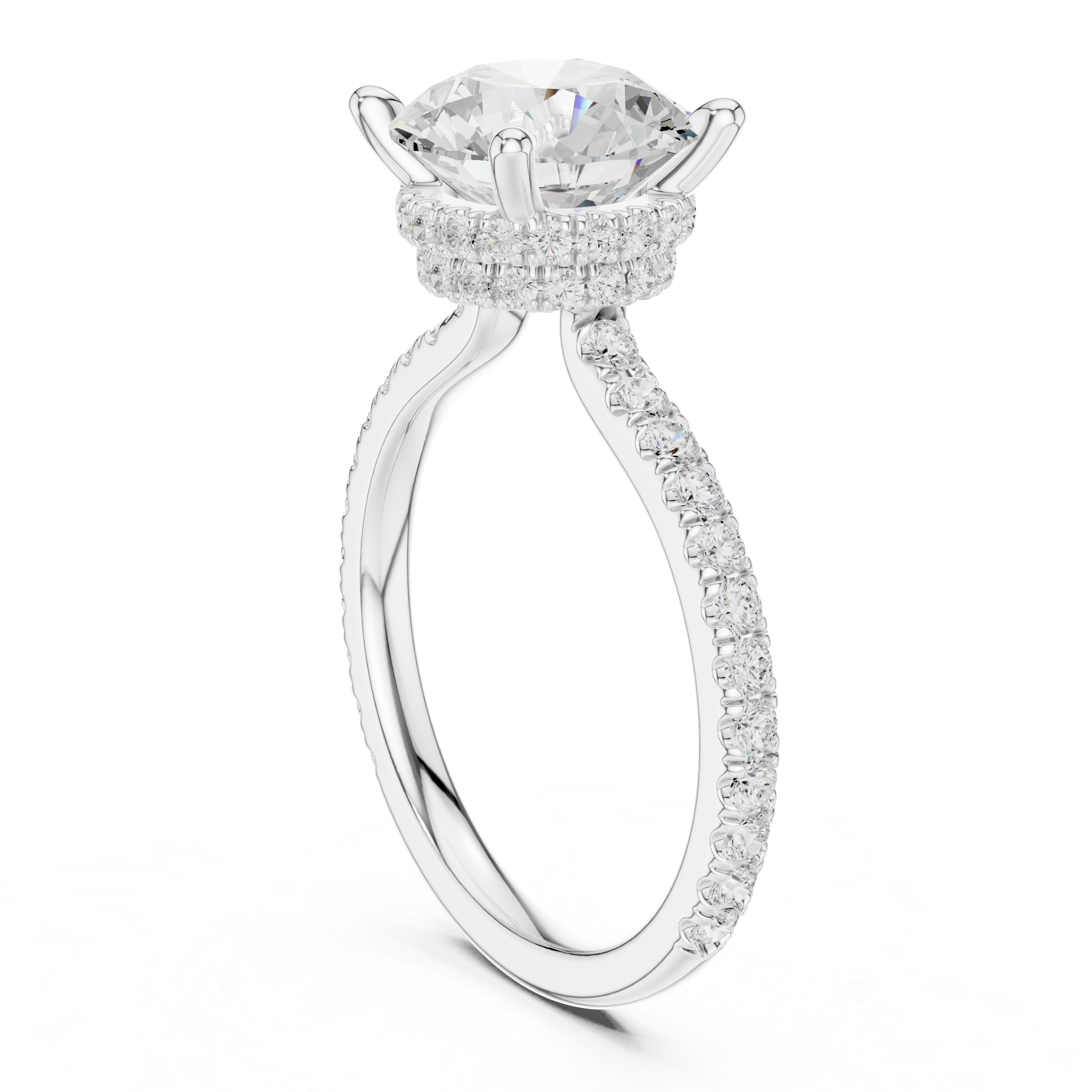 Sparkling Drop Diamond Necklace for luxury look