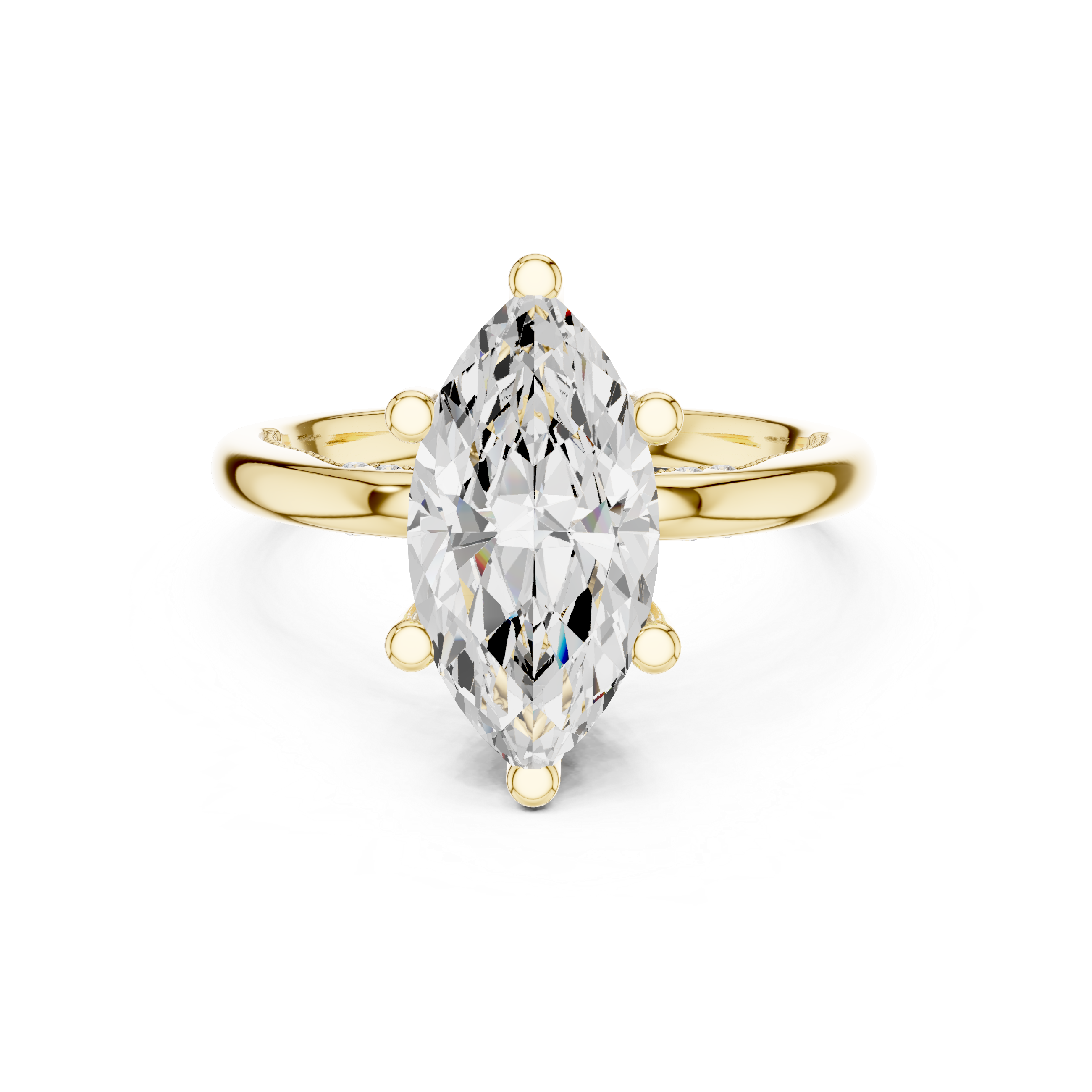 Elegant  accent diamond design