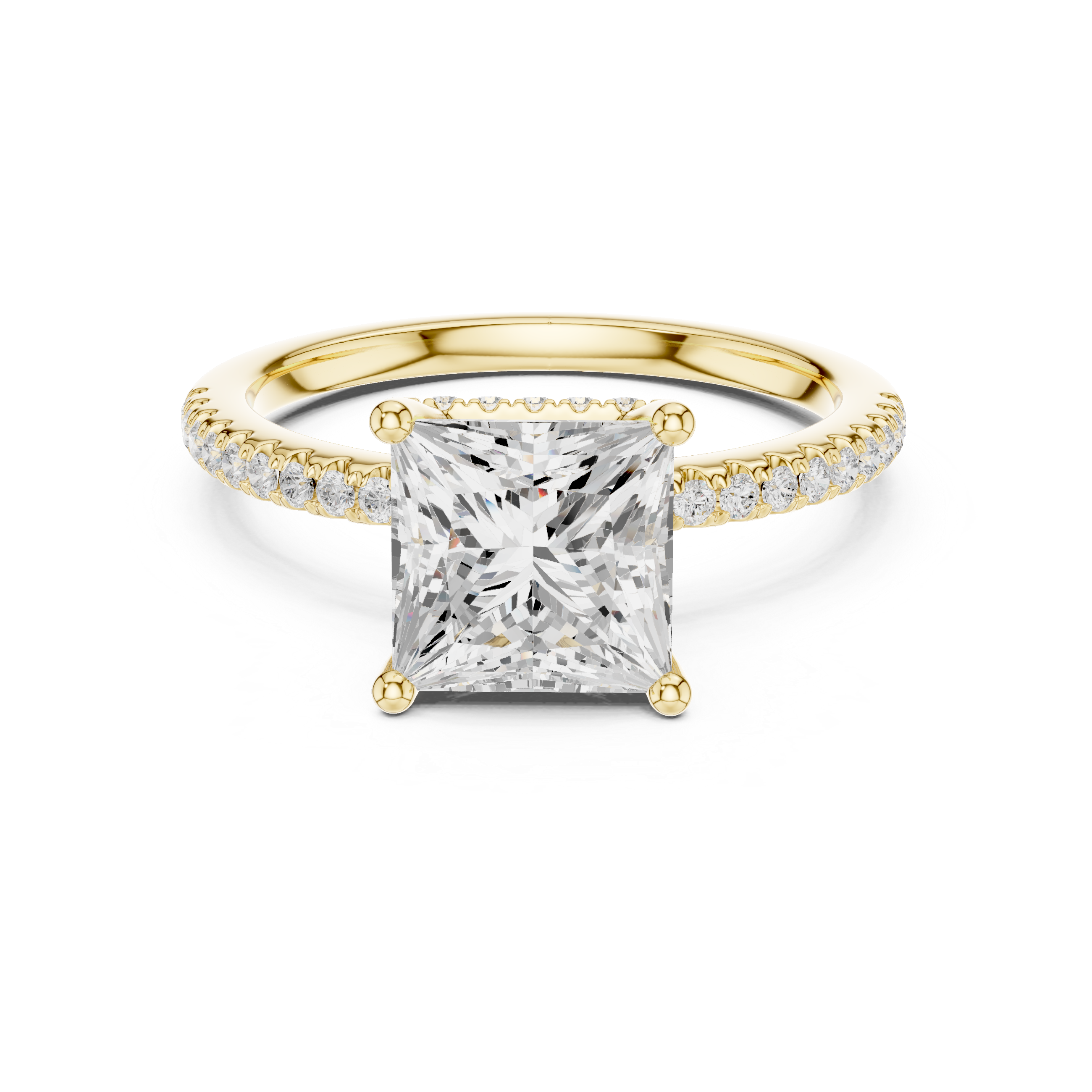 Elegant  accent diamond design