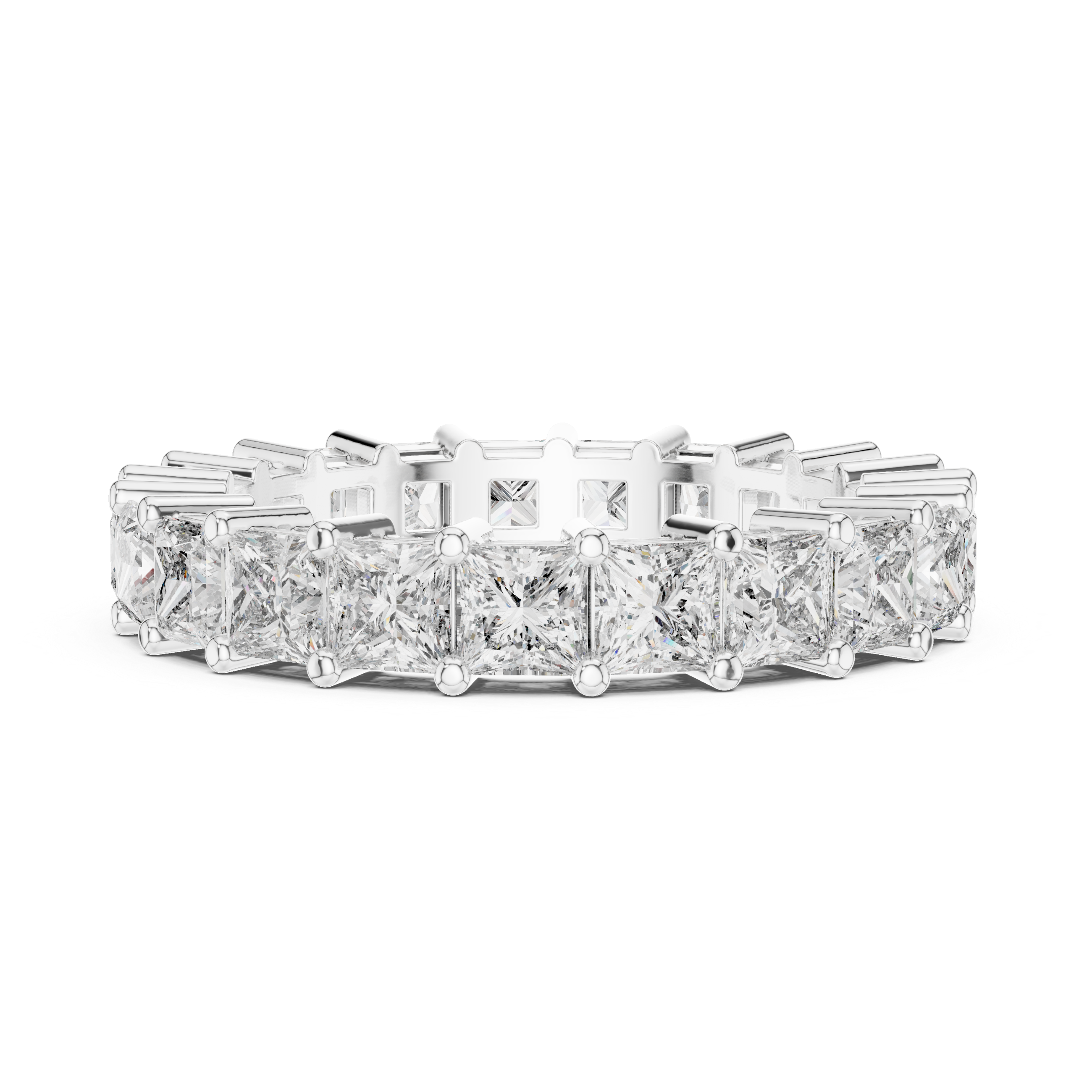 Princess Cut Diamond Eternity Band Ring