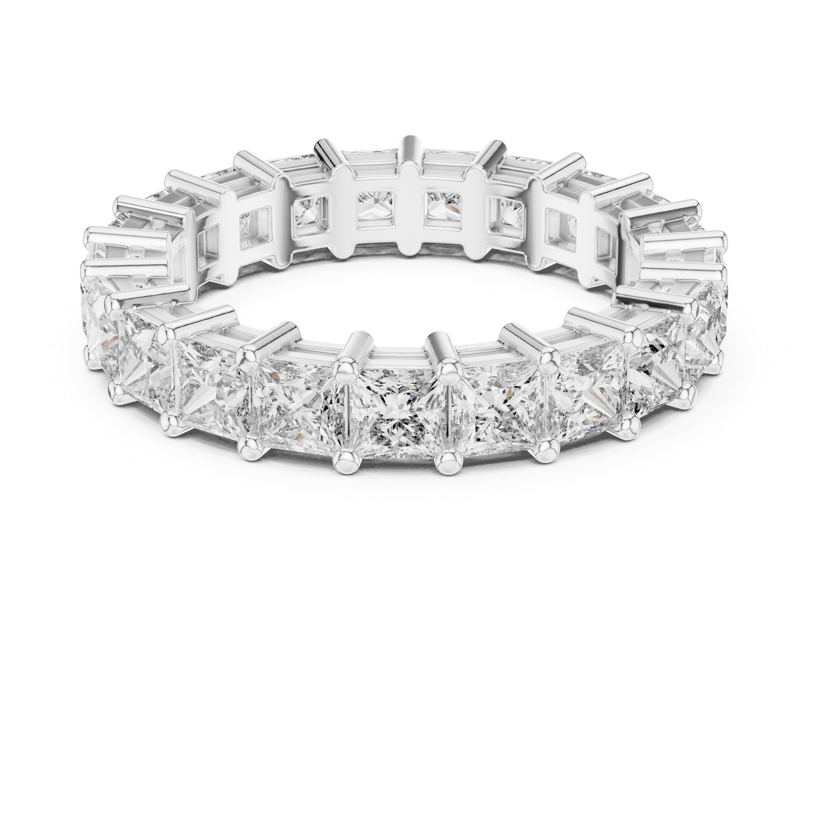 Princess Cut Diamond Eternity Band Ring