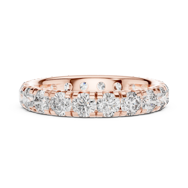 Round Brilliant Diamond Eternity Band Ring
