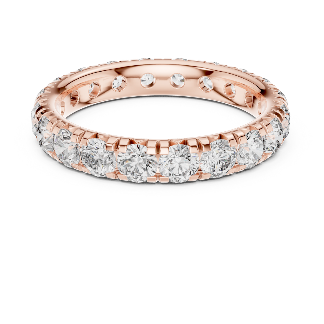 Round Brilliant Diamond Eternity Band Ring