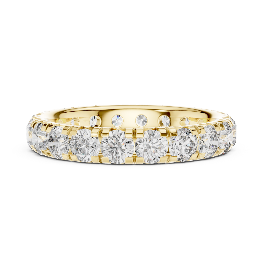 Round Brilliant Diamond Eternity Band Ring