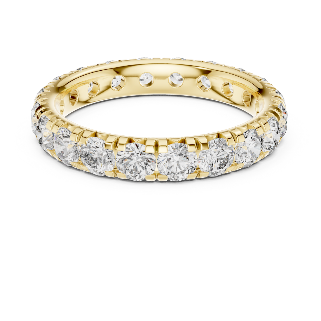 Round Brilliant Diamond Eternity Band Ring