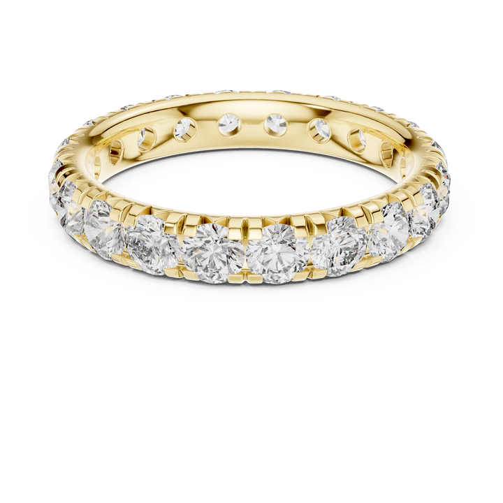 Round Brilliant Diamond Eternity Band Ring