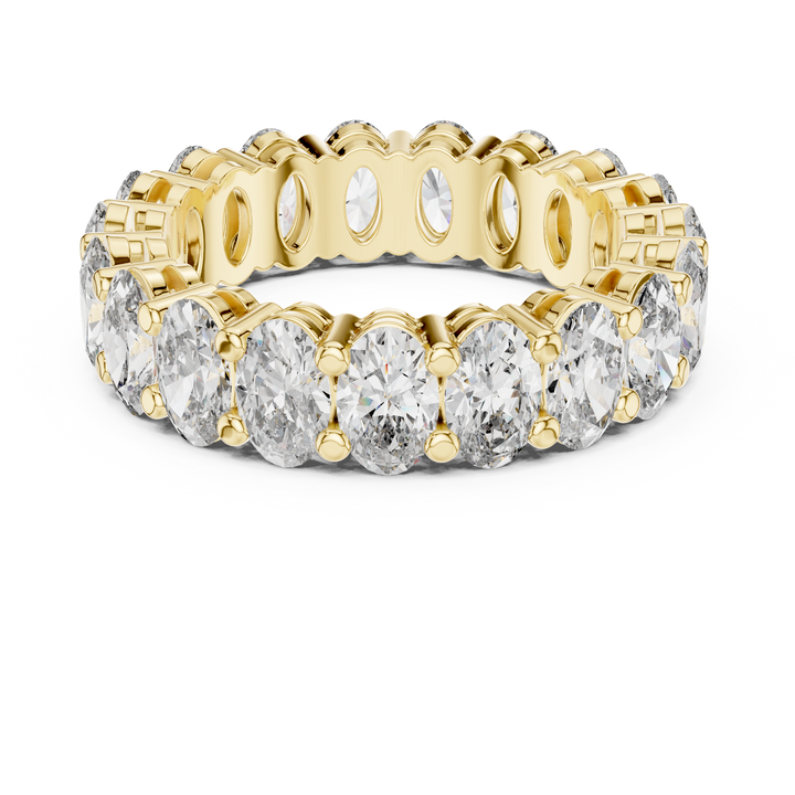 Oval Cut Diamond Eternity Band Ring