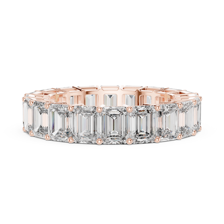 Emerald Cut Diamond Eternity Band
