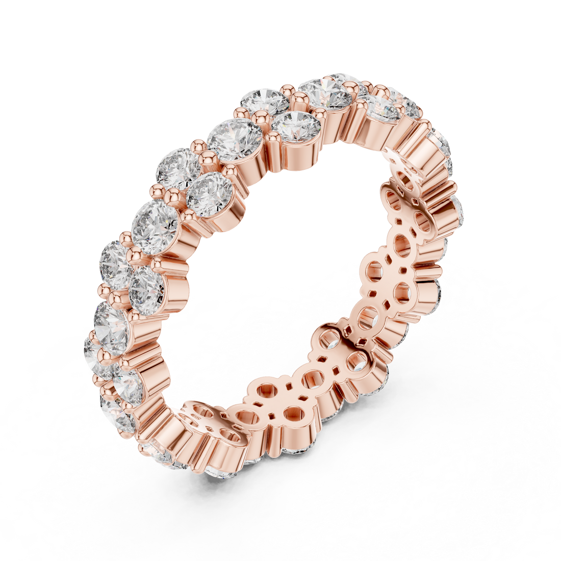 Round Diamond Eternity Band Ring